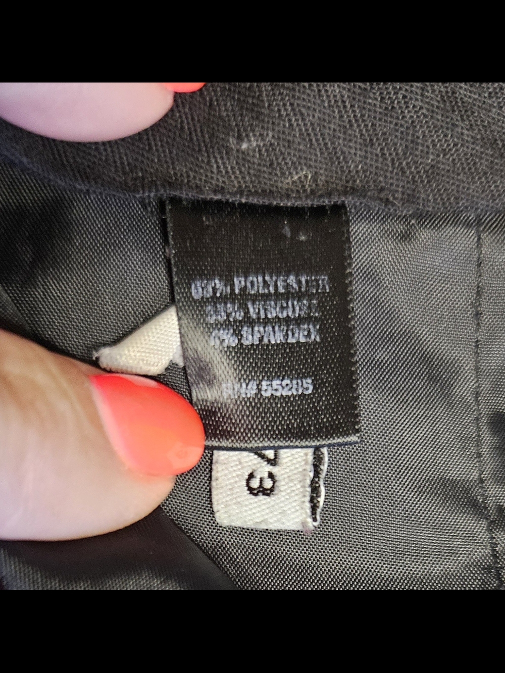 Express Design Studio Black Pinstripe Editor Pants - Picture 5 of 5